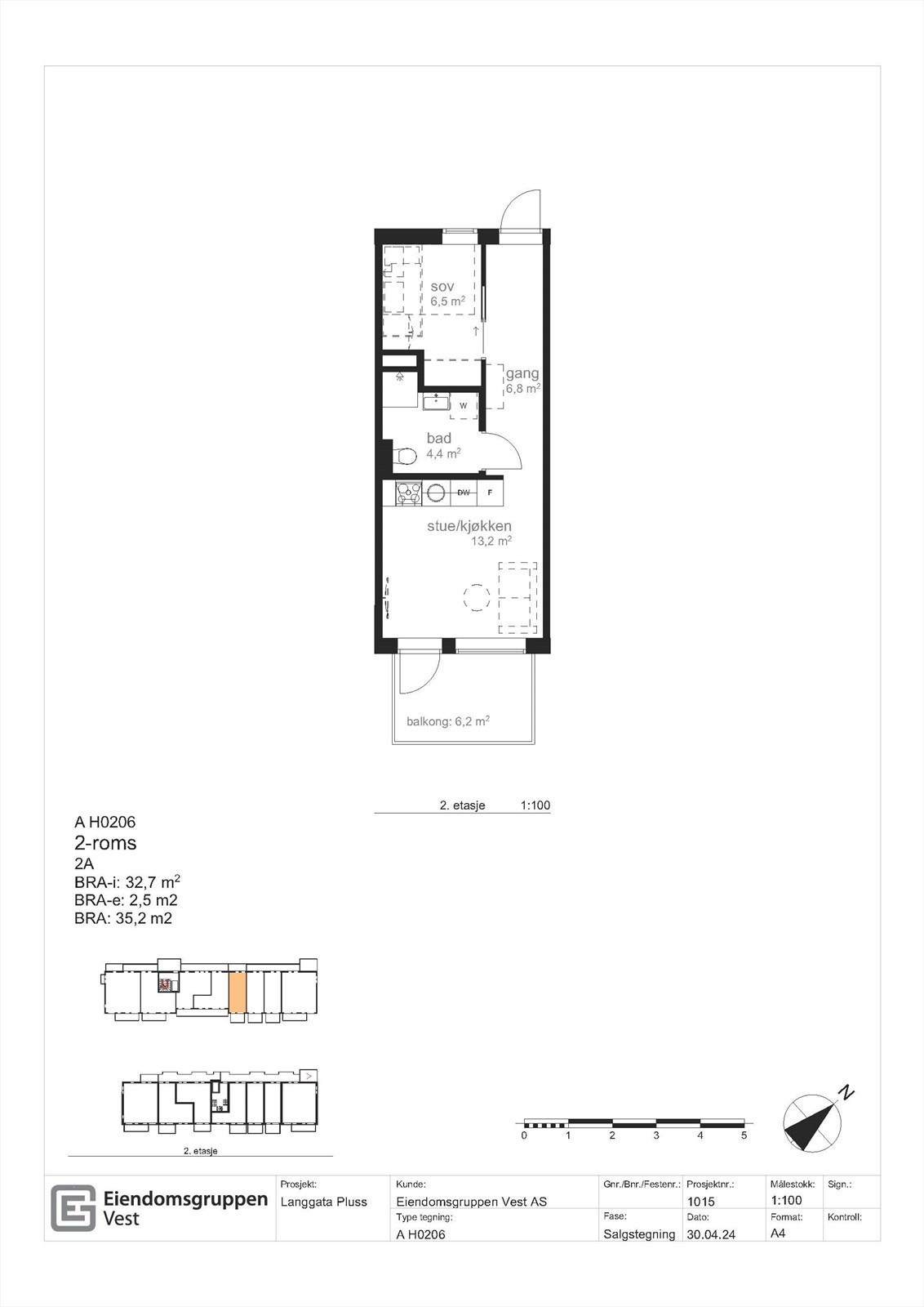 Plantegning Galleribilde