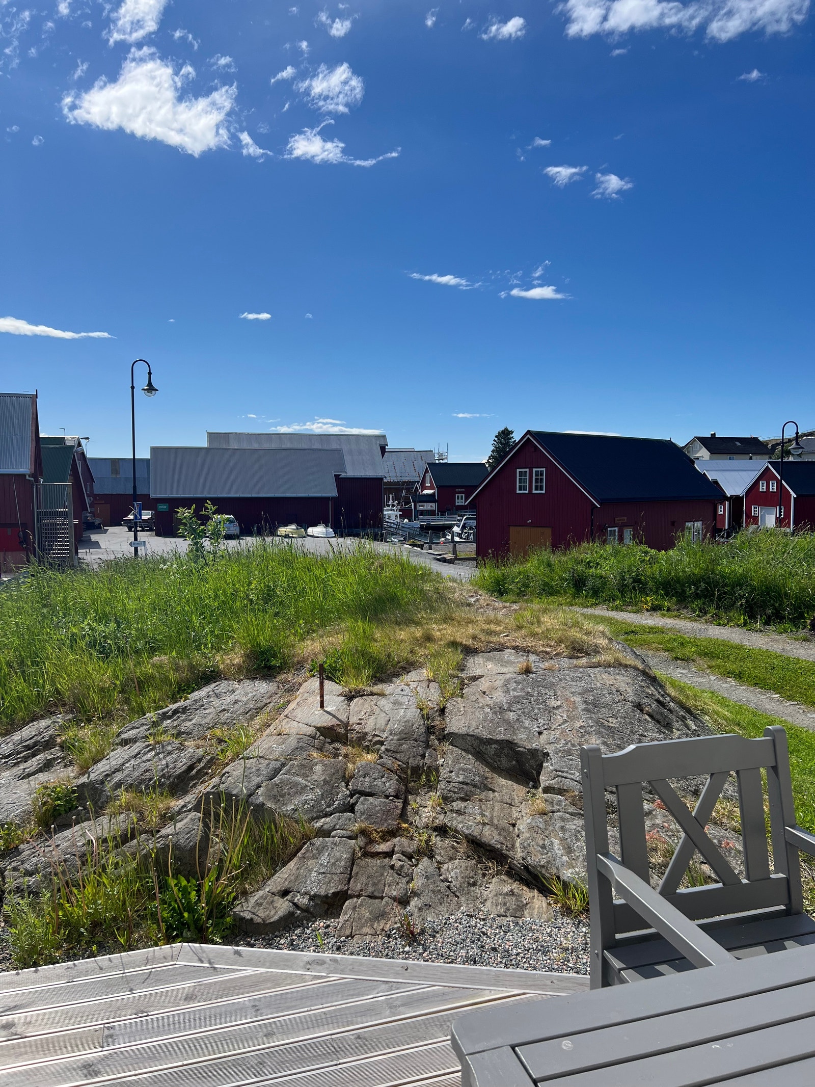 Utsikt mot rorbuer. Galleribilde