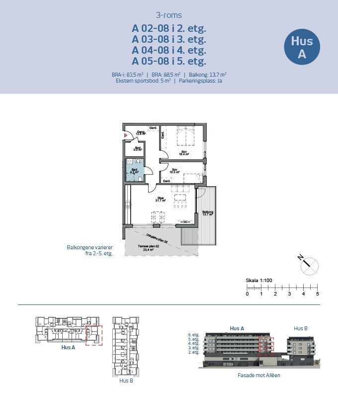 Plantegning Galleribilde