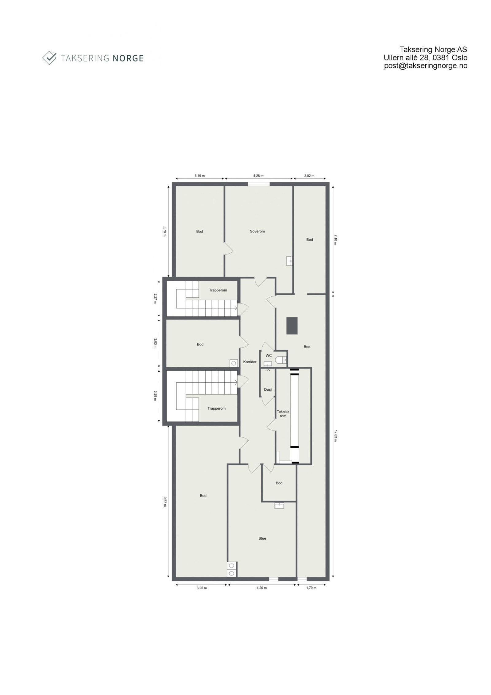 Hovedbygning Loftetasje. Galleribilde