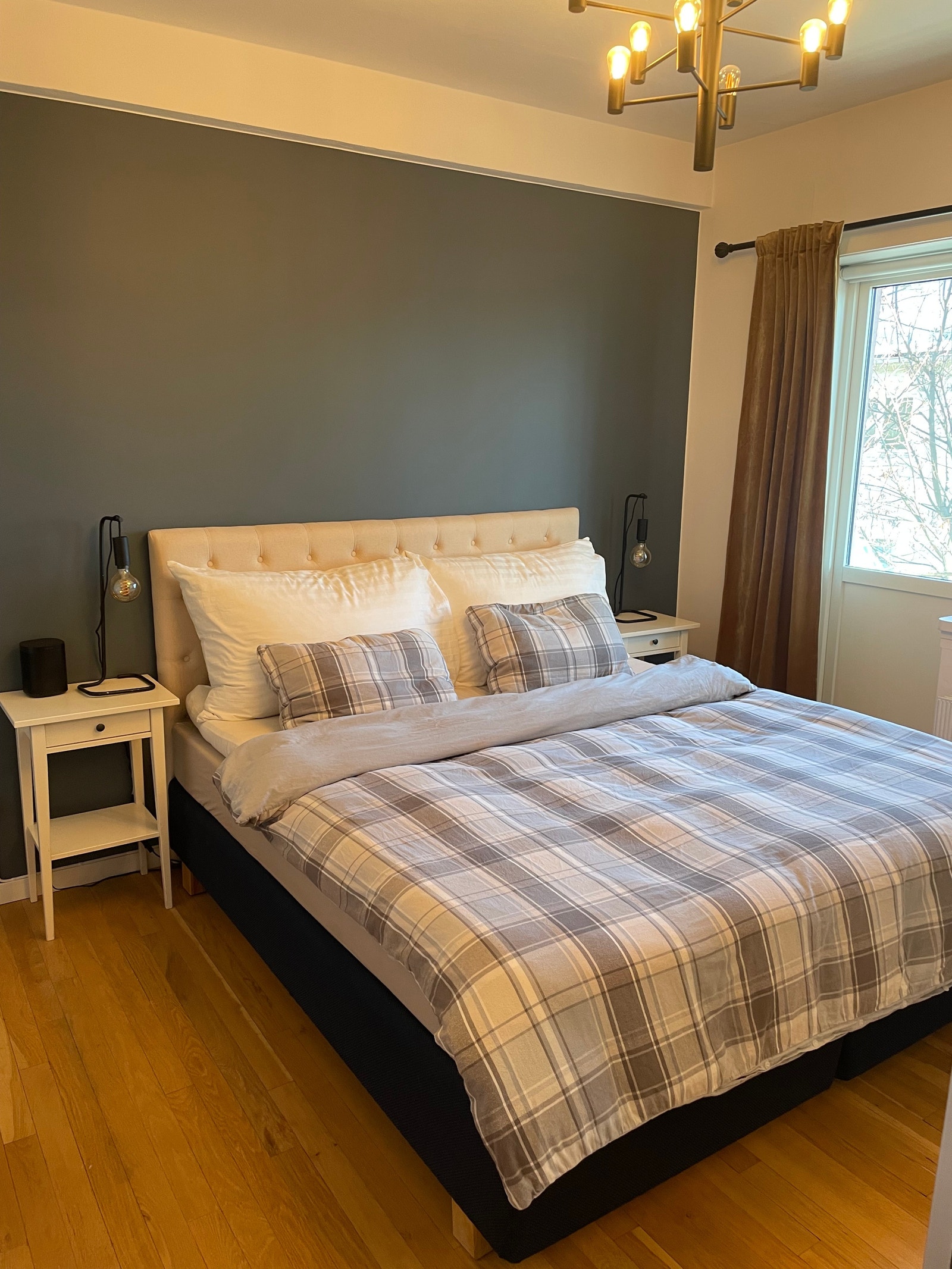 Hovedsoverom. Sengen er 180x200 cm Galleribilde