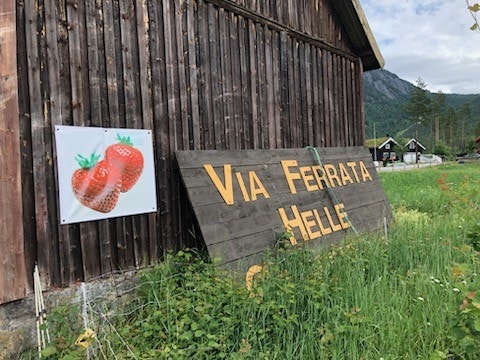 Via Ferrata Helle er like i nærheten Galleribilde