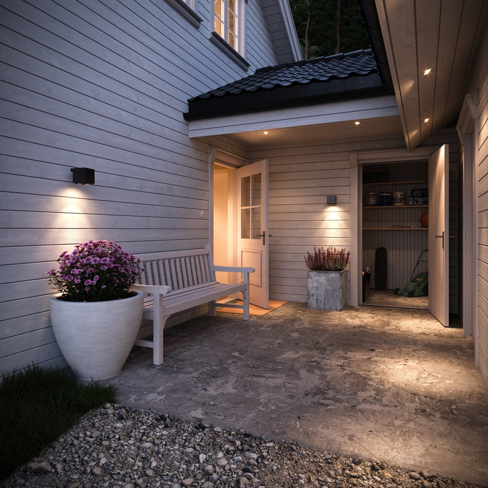 Illustrasjon inngangsparti Galleribilde