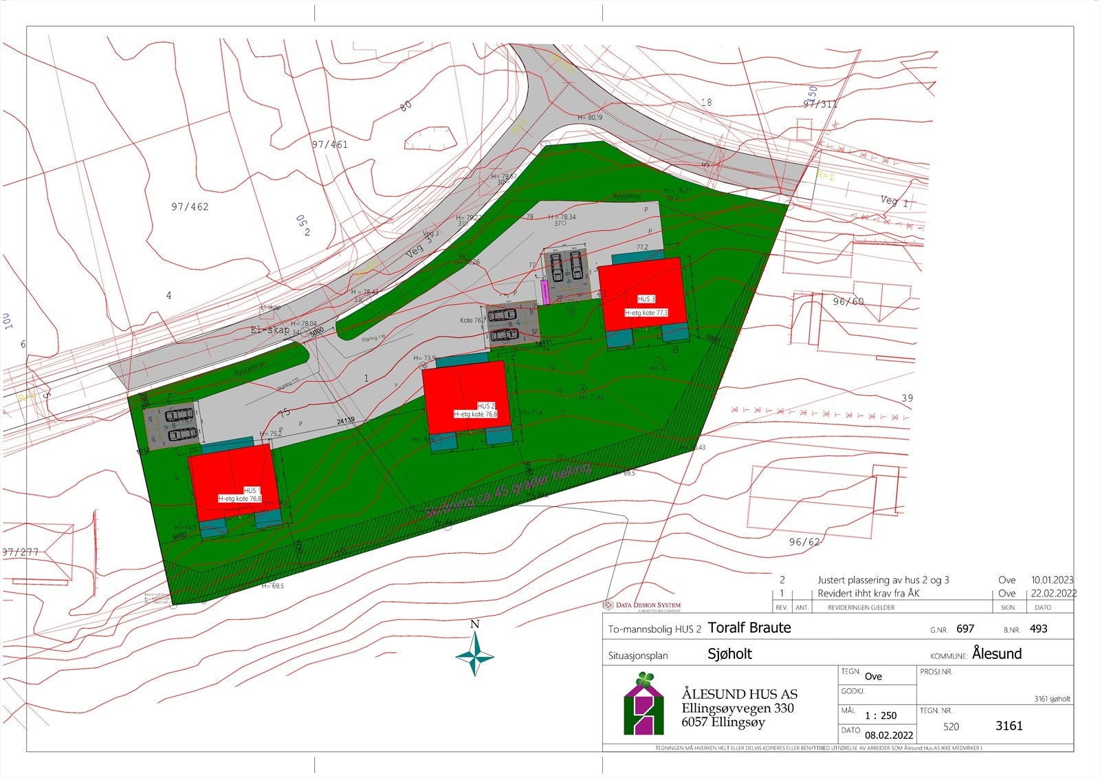 Situasjonsplan Galleribilde