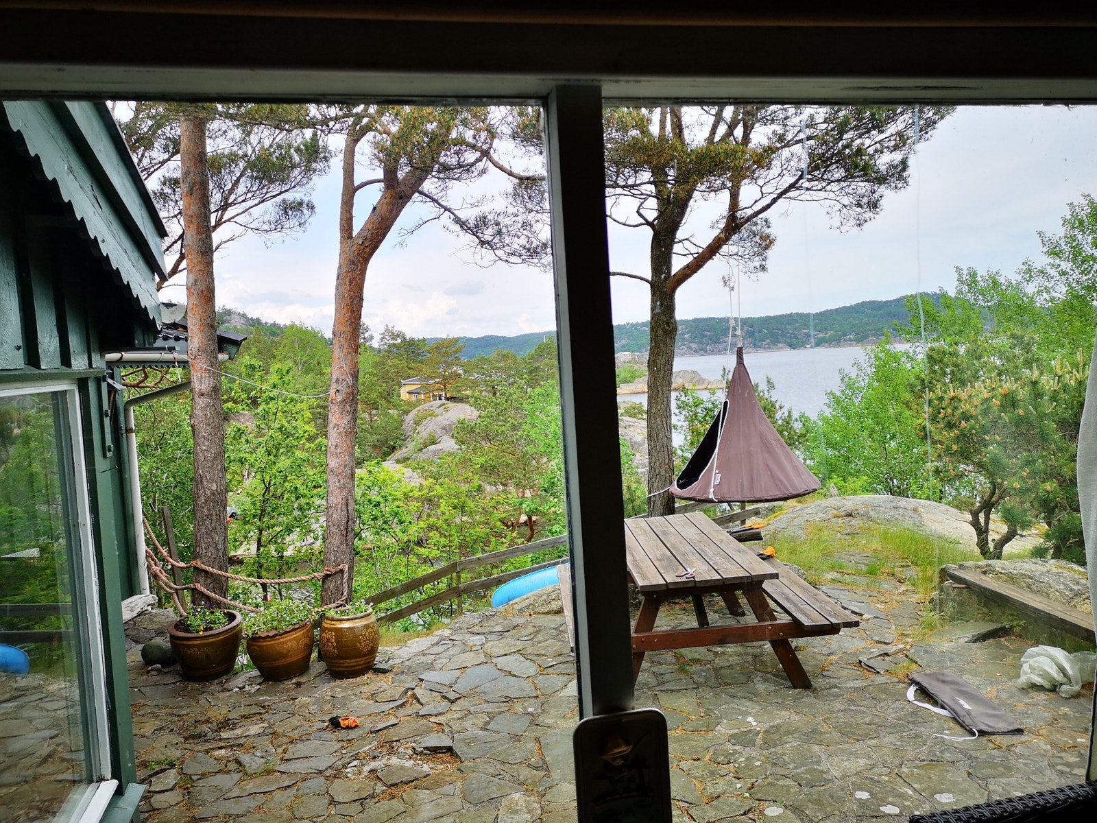 Sjø fra hytta Galleribilde