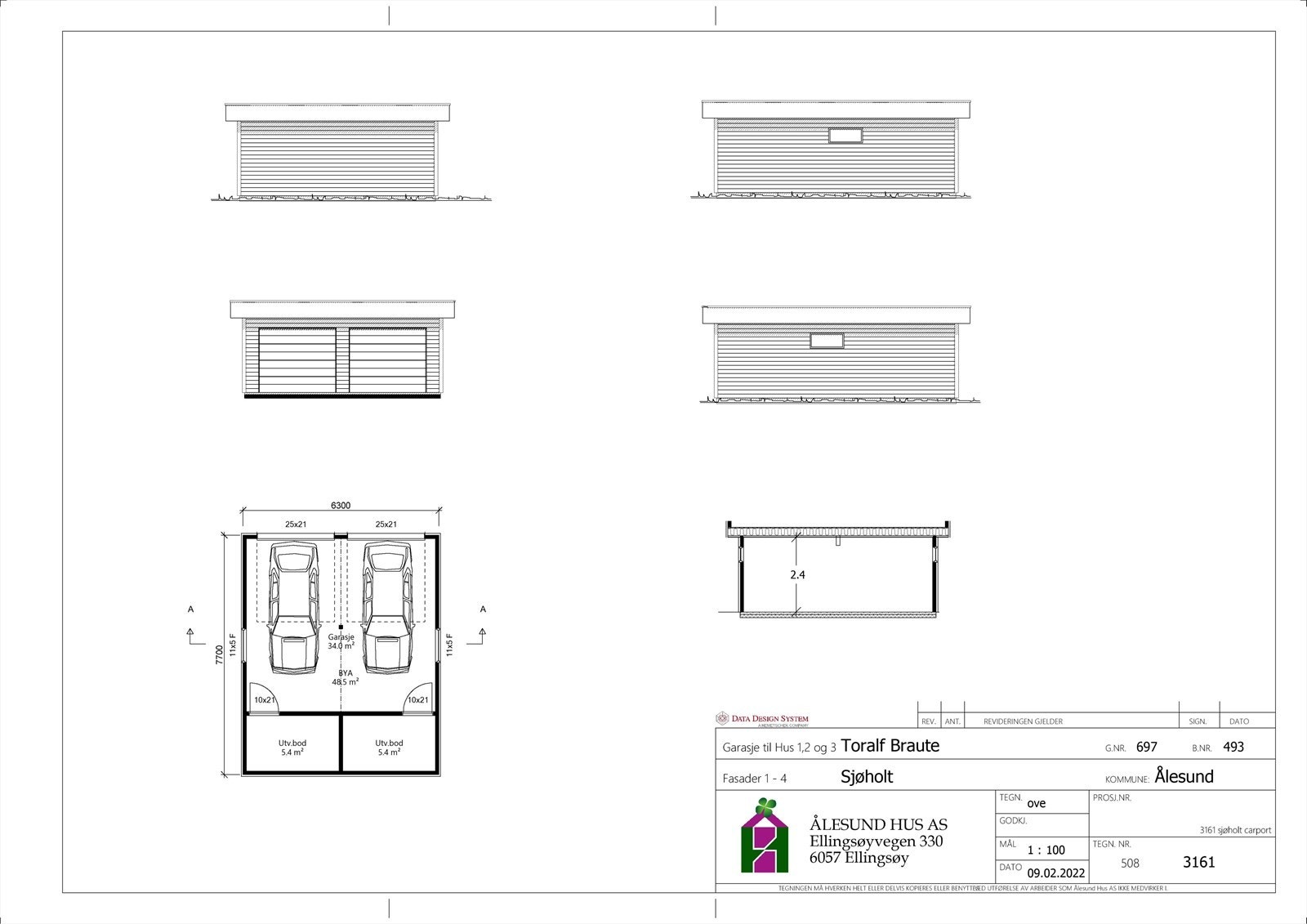 Garasjetegninger Galleribilde