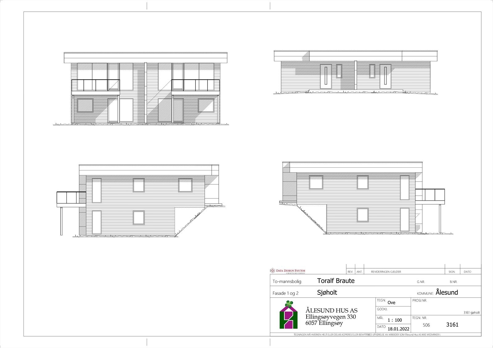 Fasadetegninger Galleribilde