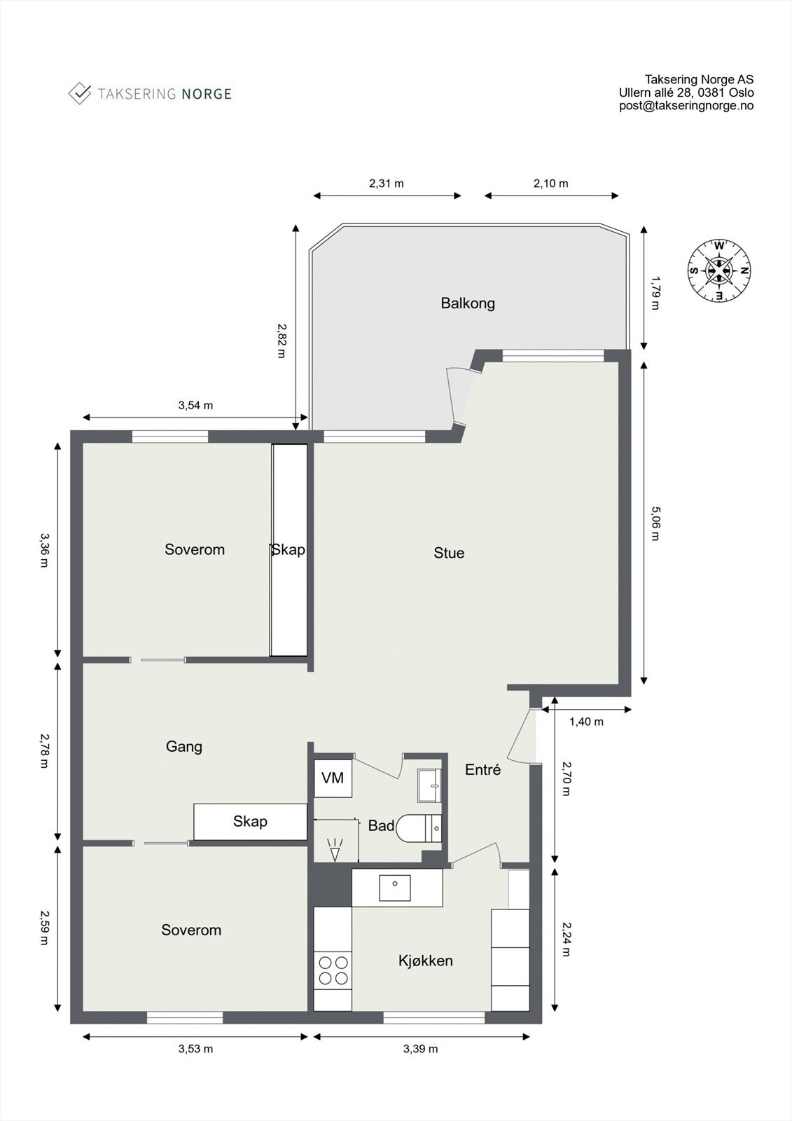 Planskisse. Galleribilde