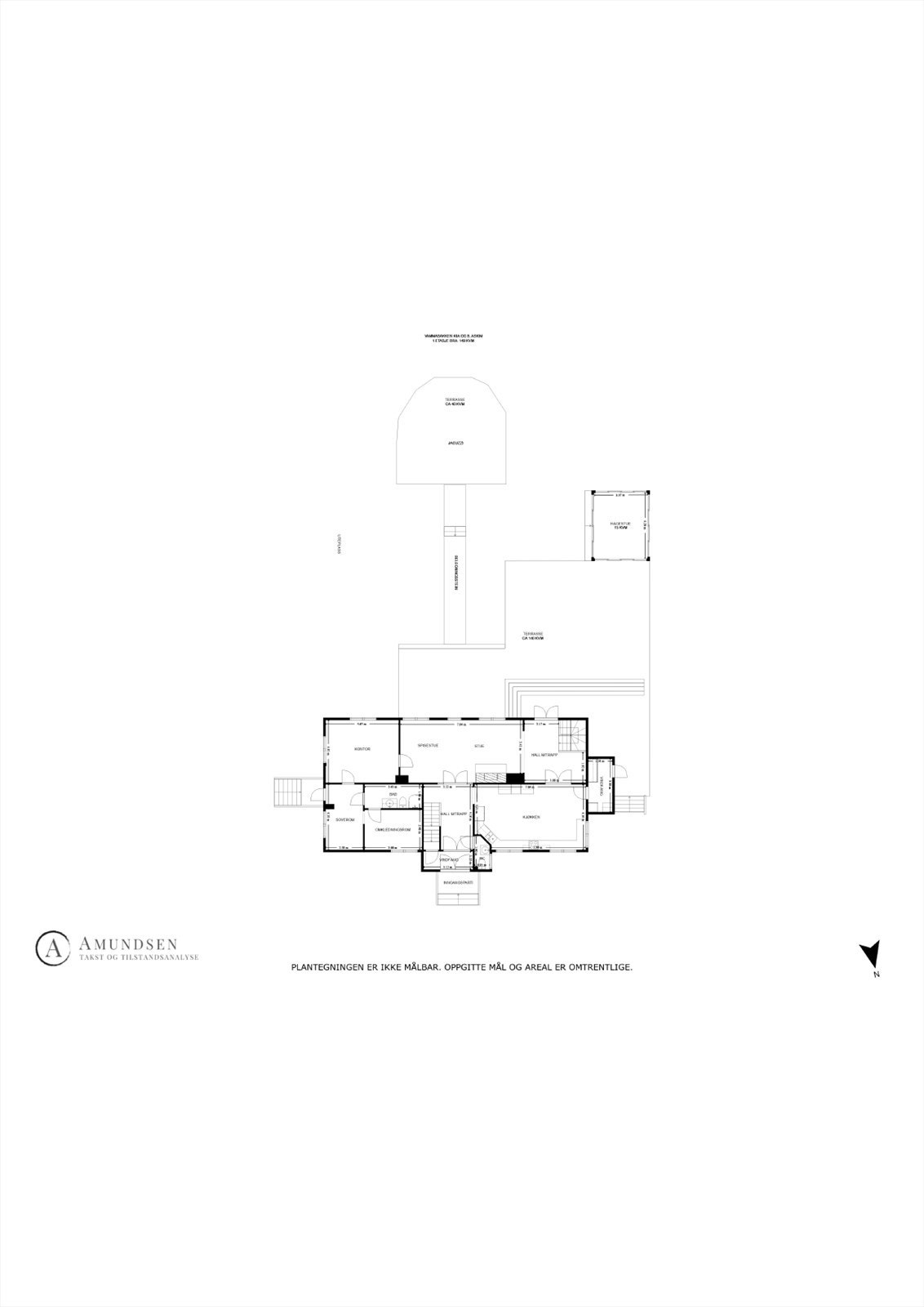 Plantegning 1.etasje Galleribilde