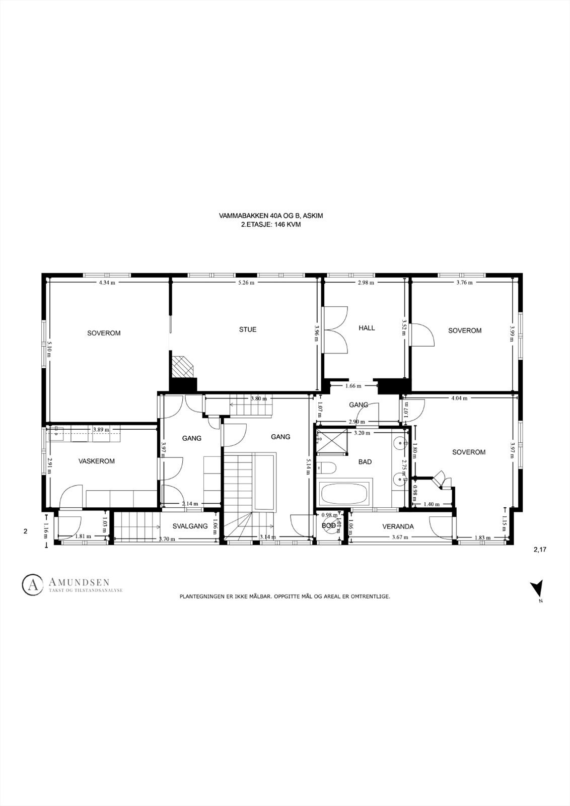 Plantegning 2.etasje Galleribilde