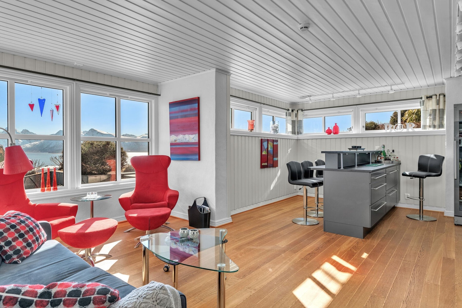 Kjellerstuen har fin utsikt og gode innredningsmuligheter. Galleribilde