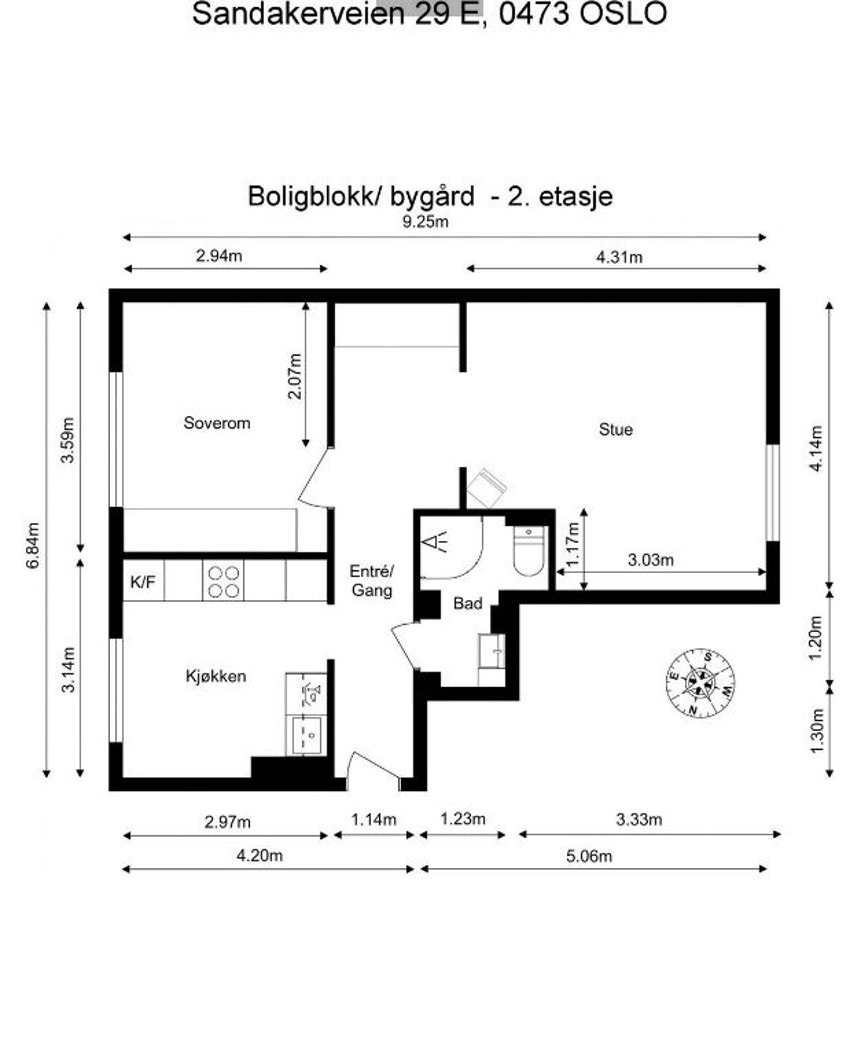 Plantegning. Galleribilde