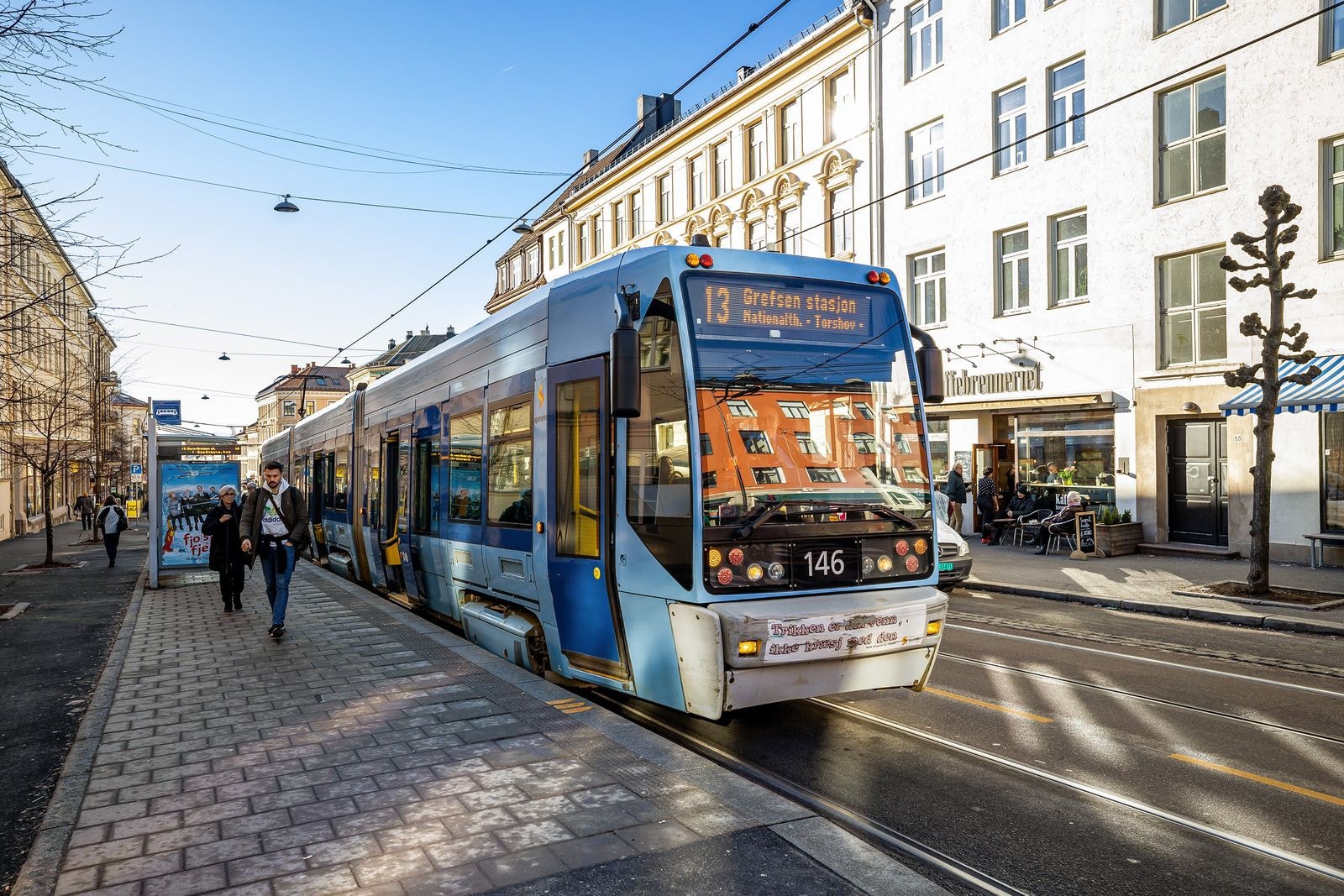Kort vei til et bredt kollektivtilbud. Galleribilde