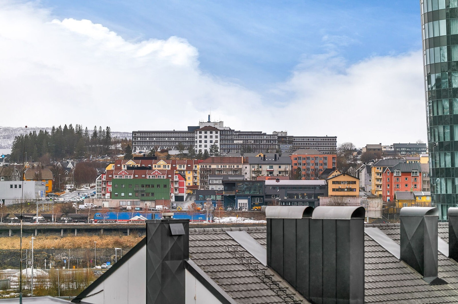 Utsikt fra altan Galleribilde