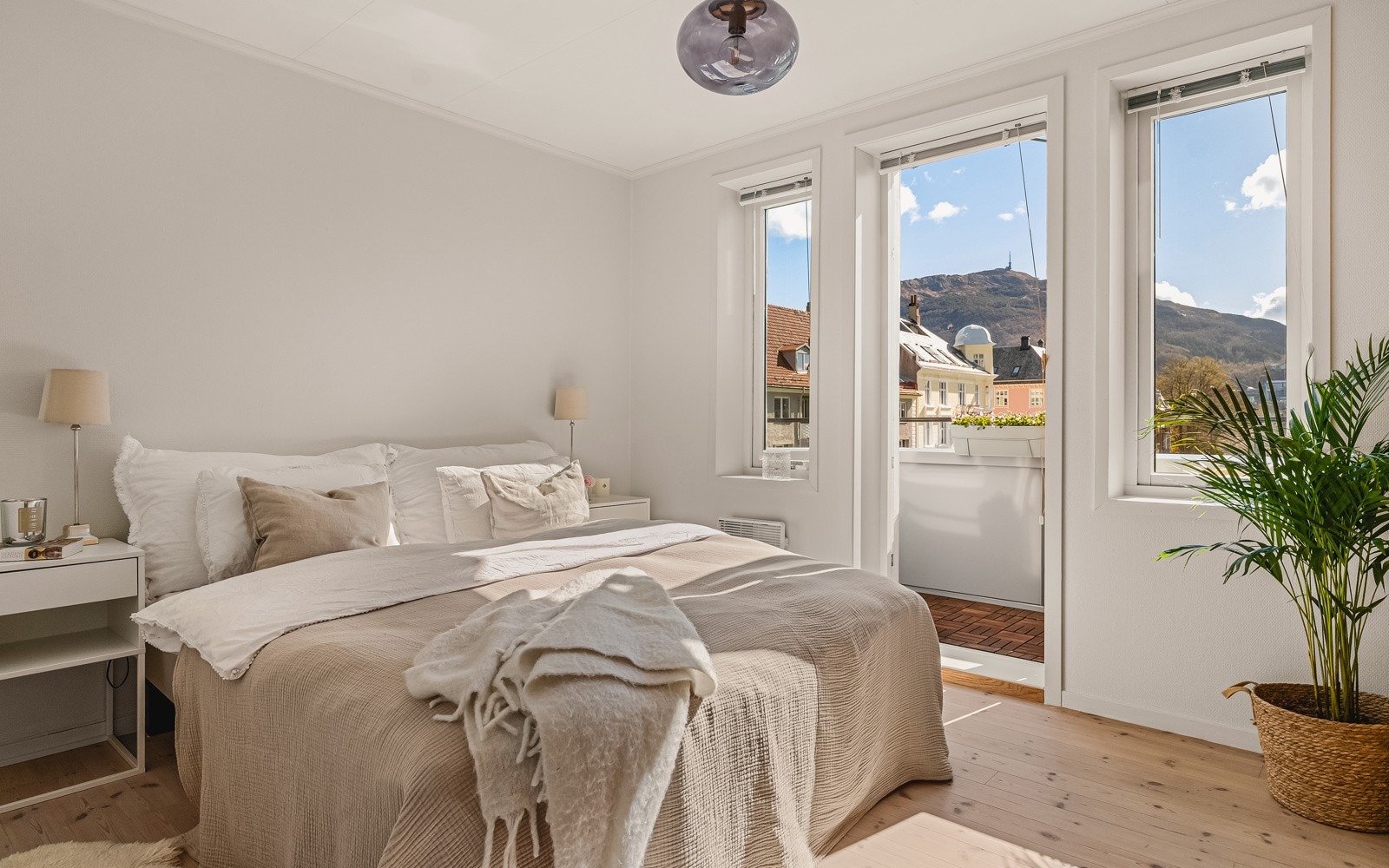 Soverommet måler 11,2 kvadratmeter. Galleribilde