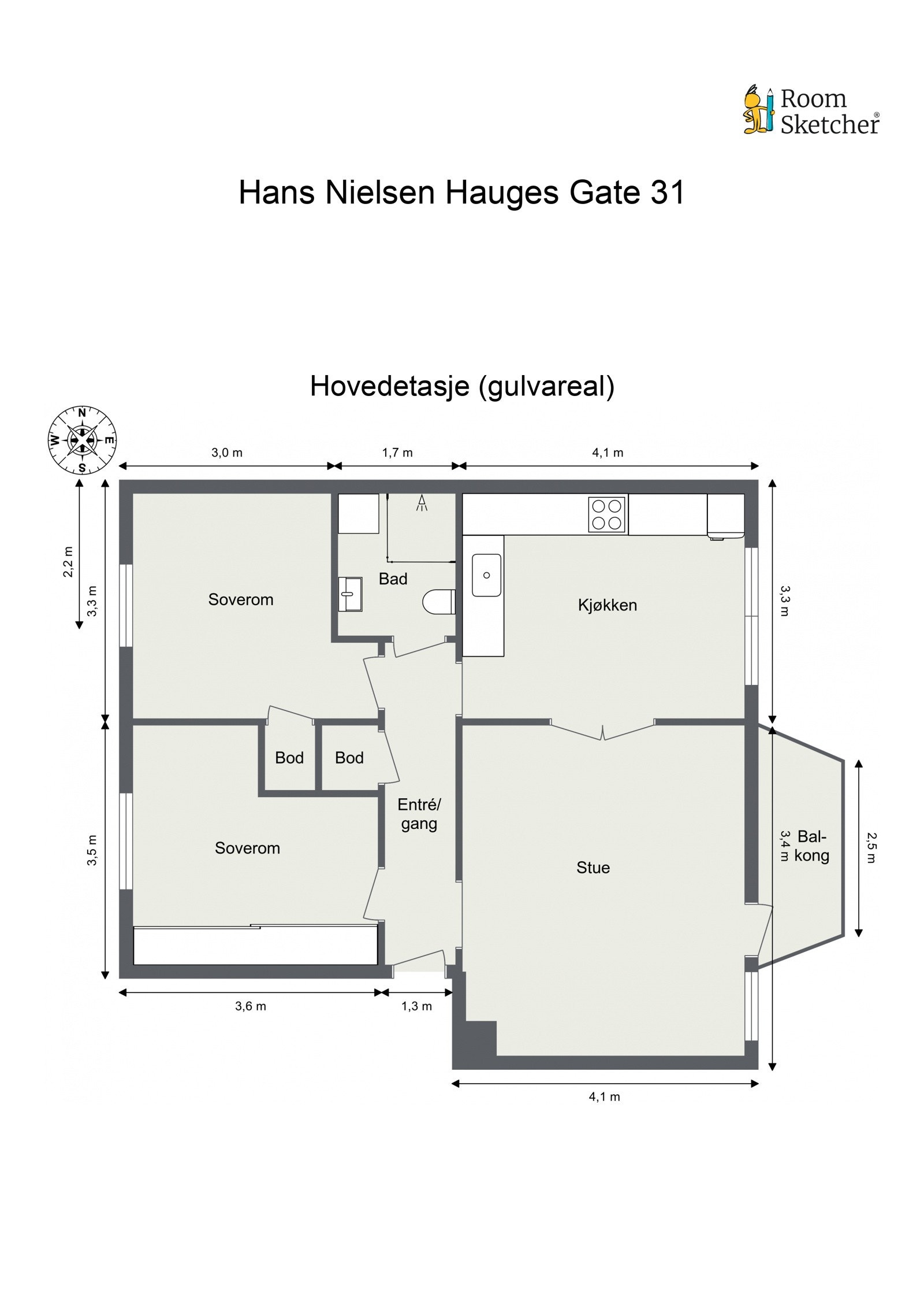 Plantegning. Galleribilde