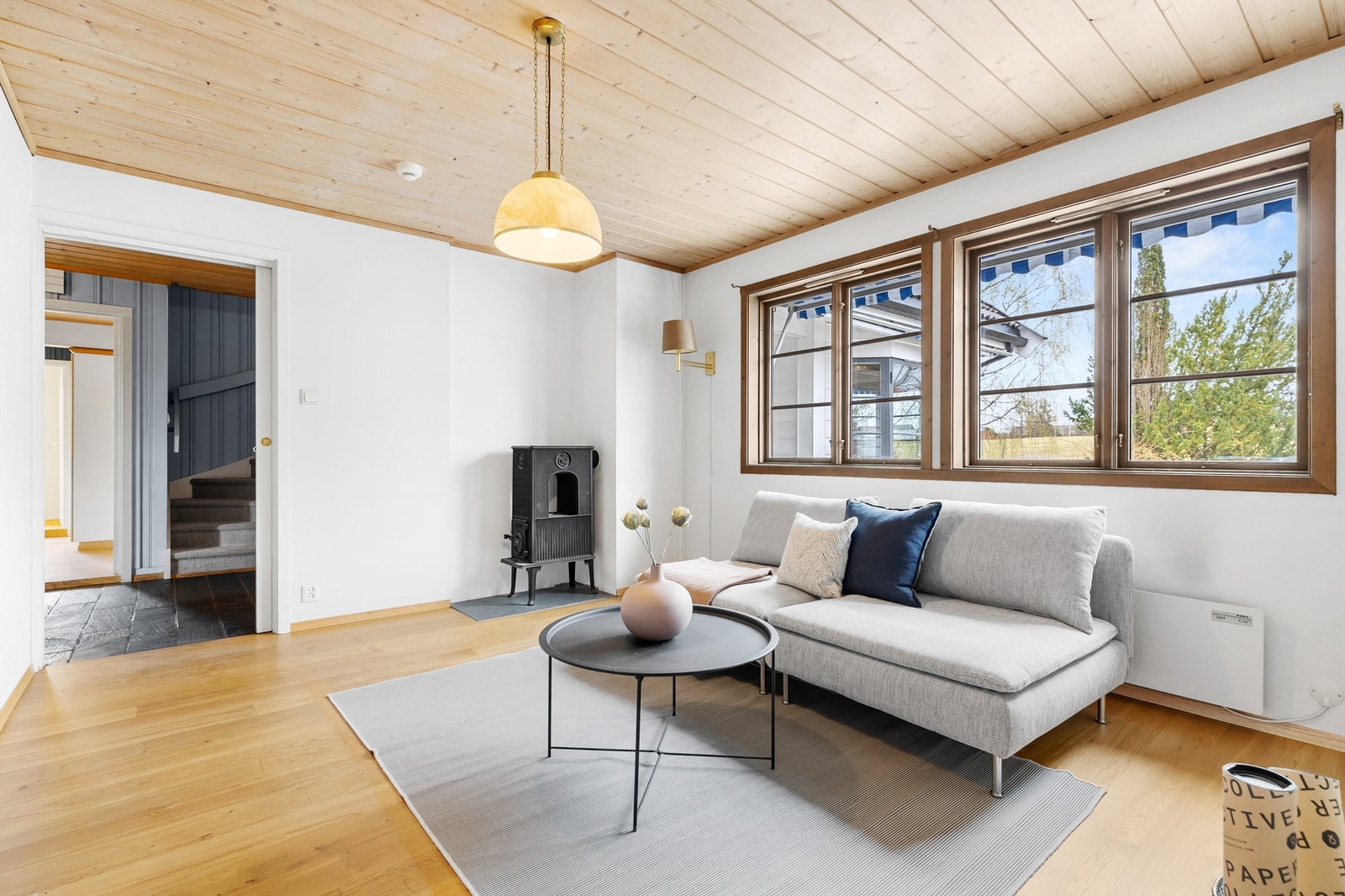 Kontor, bibliotek eller ekstra stue i 1. etasje. Galleribilde