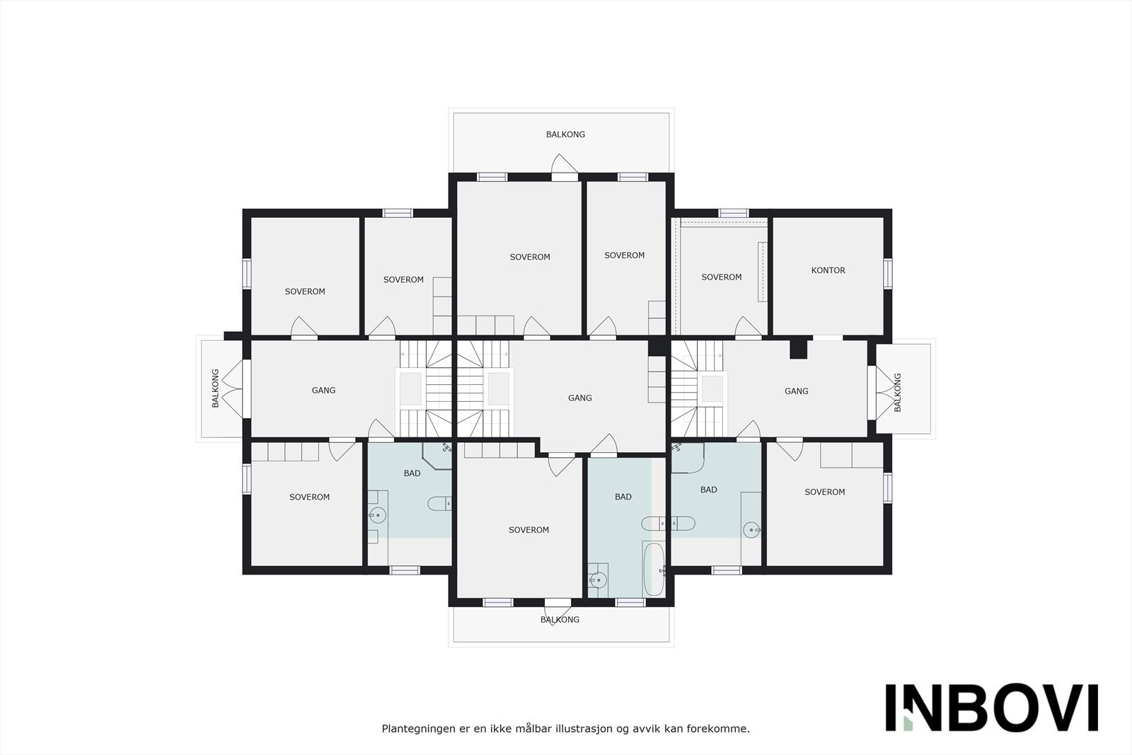Plantegning | Loftetasje Galleribilde