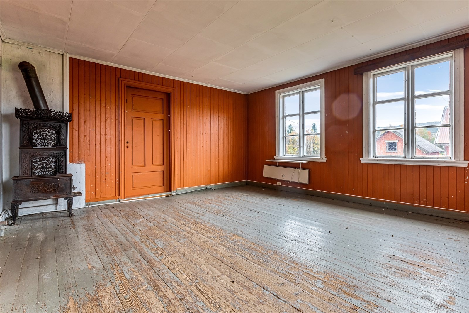 Stue i 1. etasje er på 33 kvm. Galleribilde