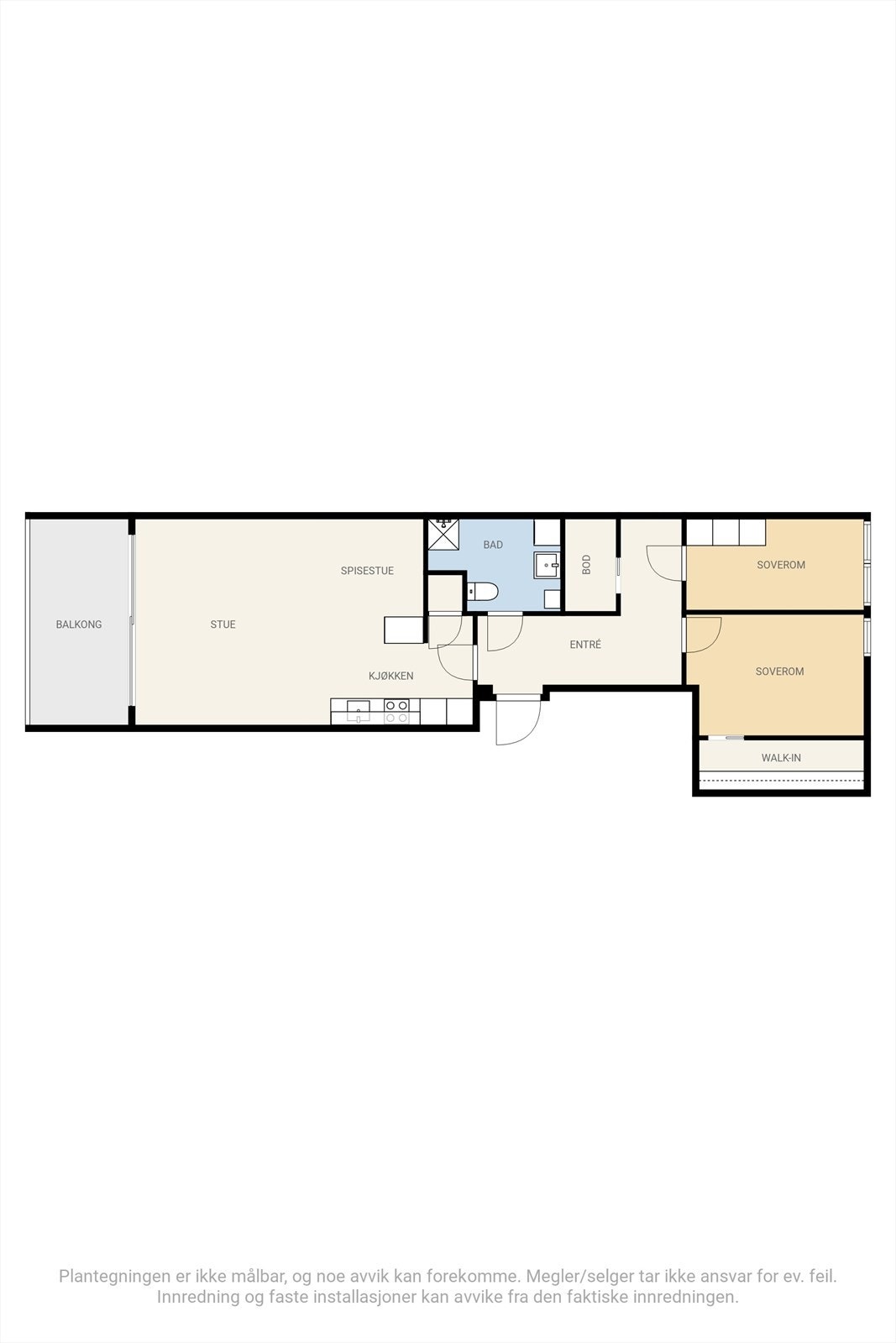 Plantegning Vågsbygd Ringvei 61, 2. etasje Galleribilde