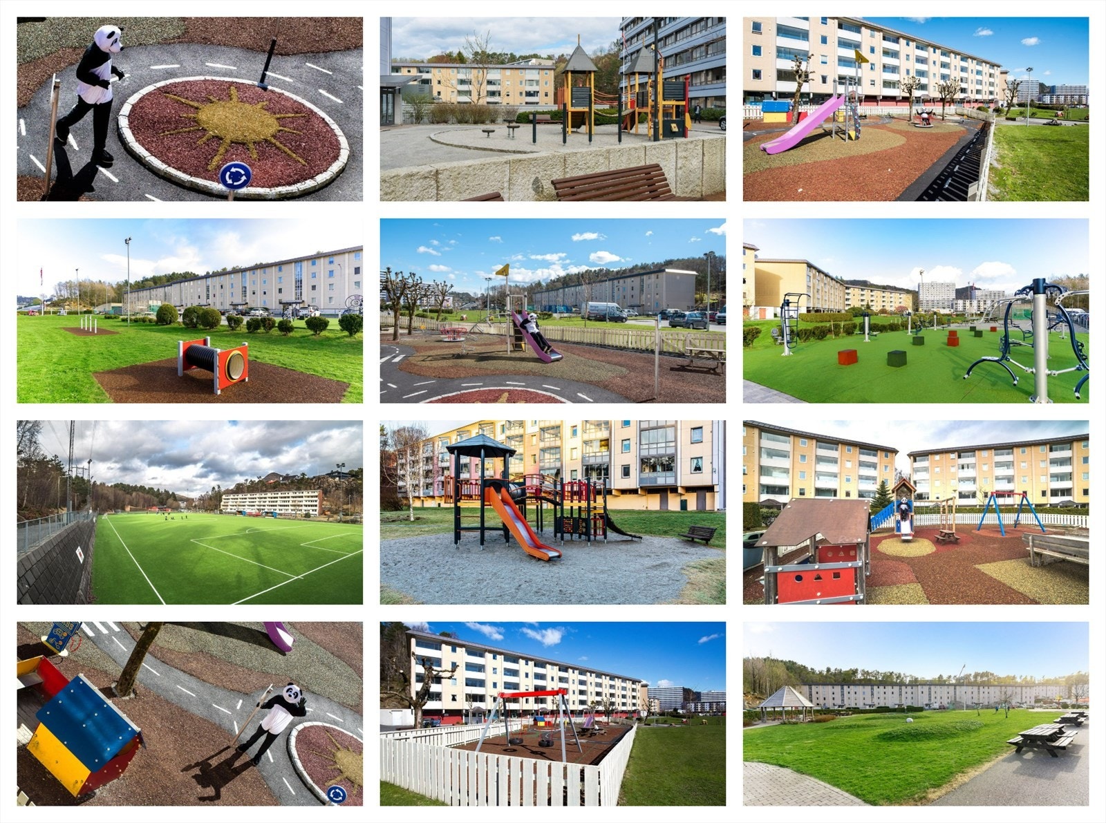 - I nærområdet ligger det flere lekeplasser for barn i alle aldre. Her vil både store og små trives - Galleribilde