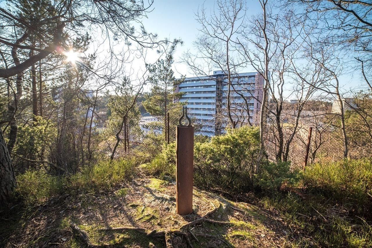 - John Olav Nilsen støpte fast spellemannprisen i skogen ved Sandgotna skole - Galleribilde
