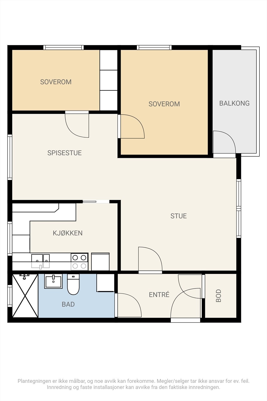 Plantegning Galleribilde