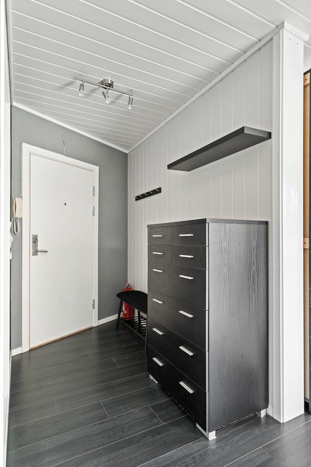 Leilighetens inngangsparti. Galleribilde