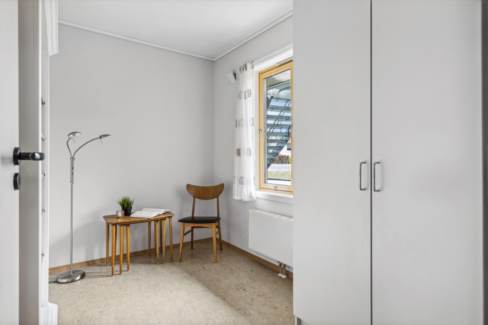 Det andre soverommet måler 6,4 m². Galleribilde
