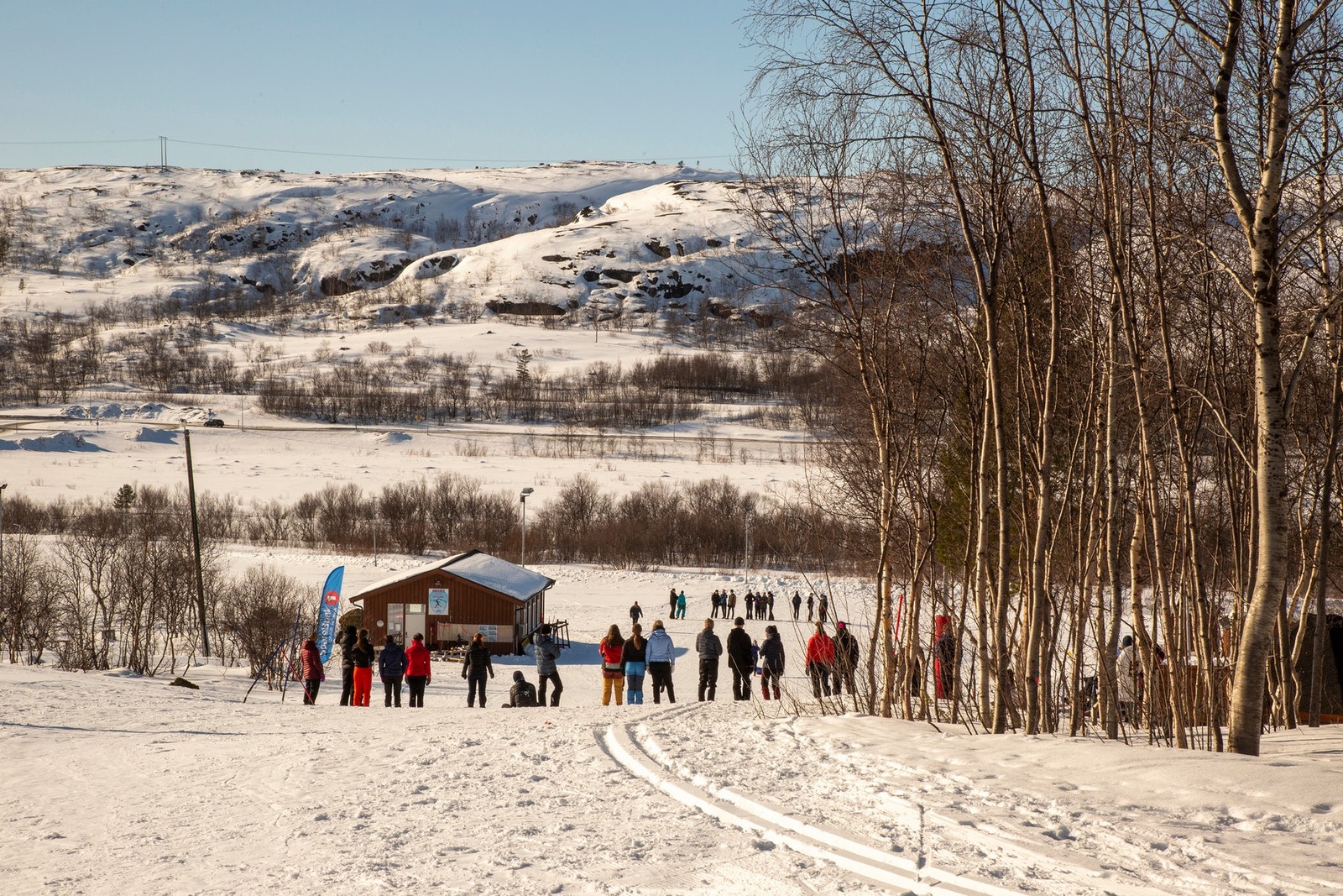 Skilekanlegget befinner seg kun ett par minutters gange fra boligen Galleribilde