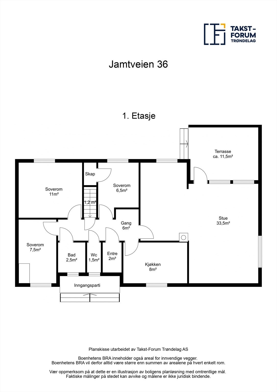 Planskisse 1. etasje.jpg Galleribilde