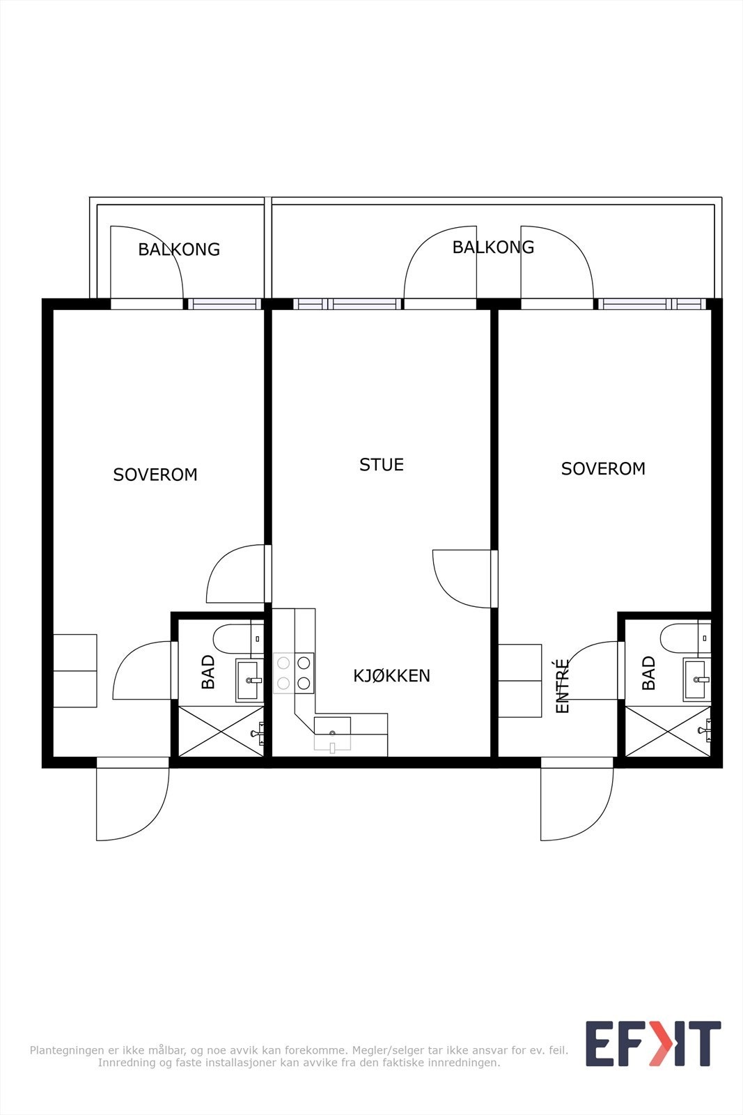 Plantegning Galleribilde