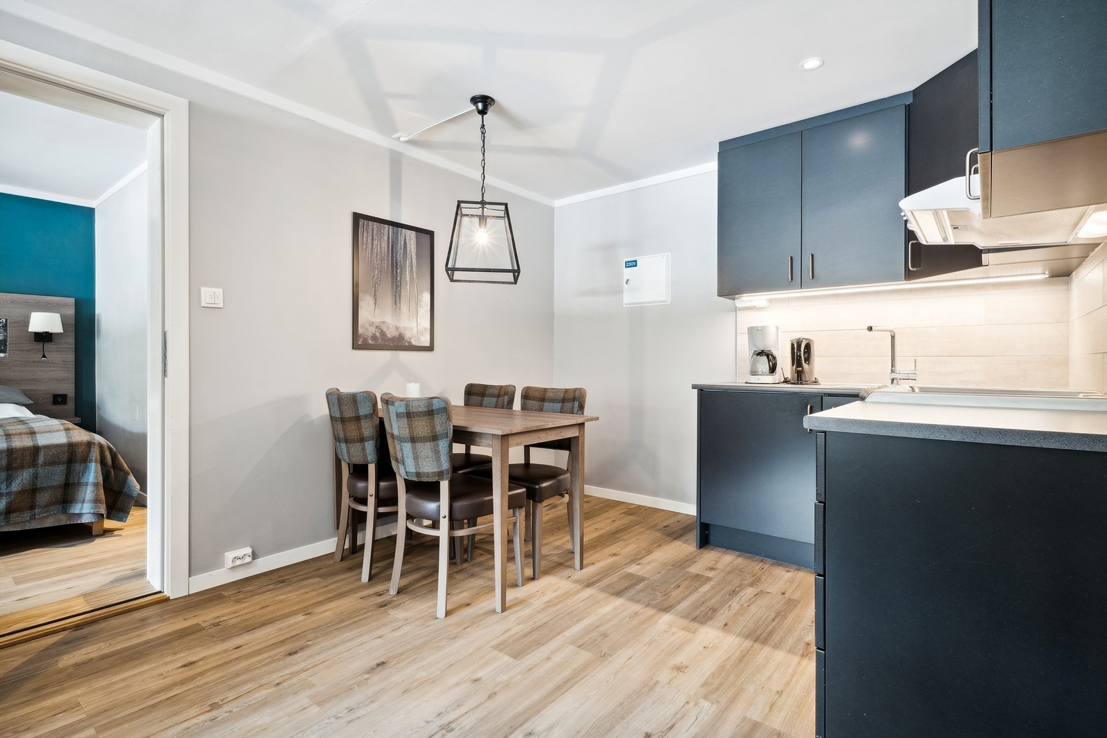 Leiligheten har elektrisk oppvarming Galleribilde