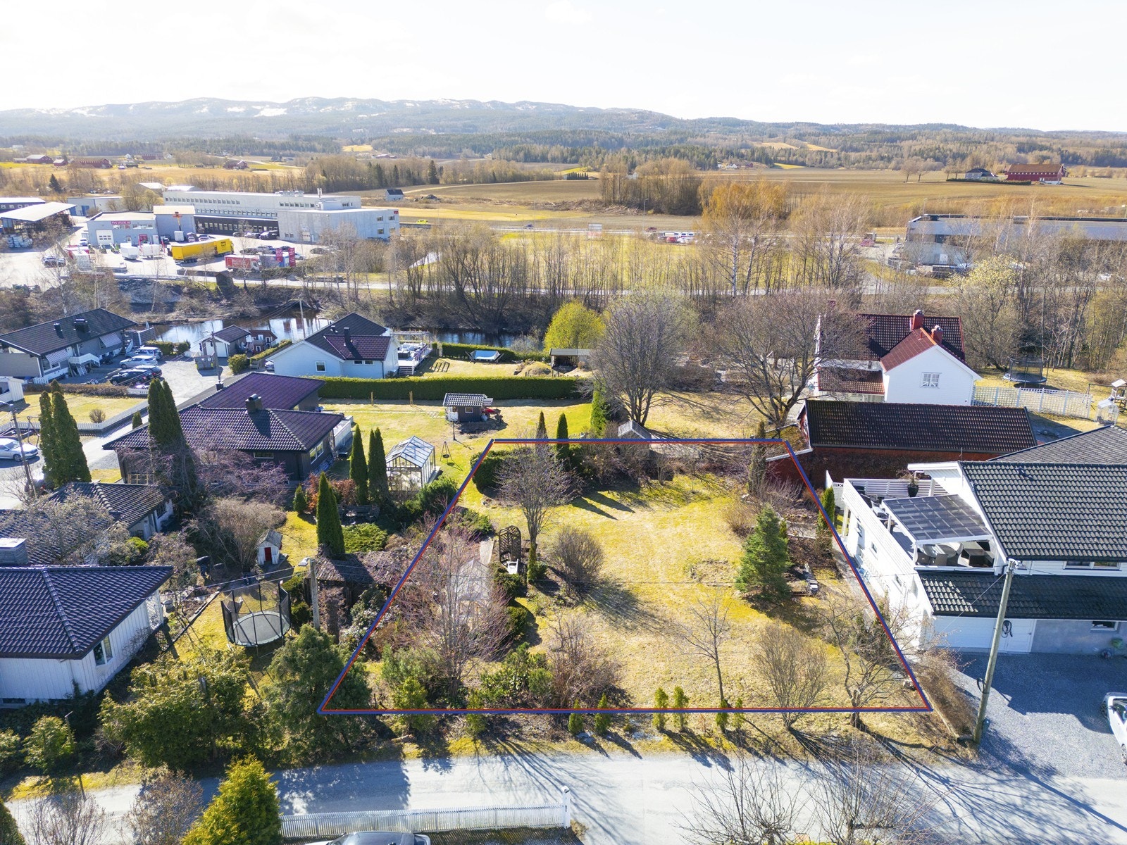 Attraktiv boligtomt på Frognes i Hokksund. Et flott område i stor utvikling. Galleribilde