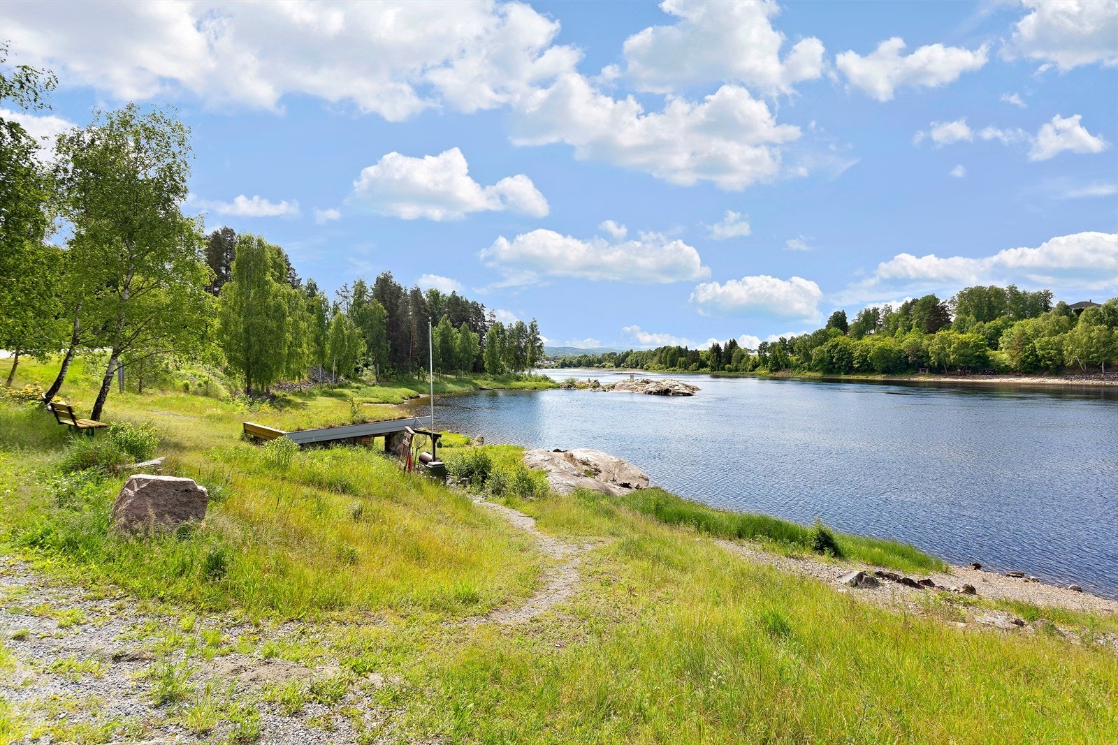 Hokksund er kjent for gode fiskemuligheter Galleribilde