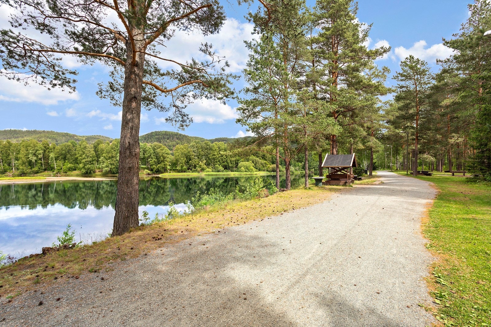 Flotte turmuligheter langs elvestien i Hokksund Galleribilde