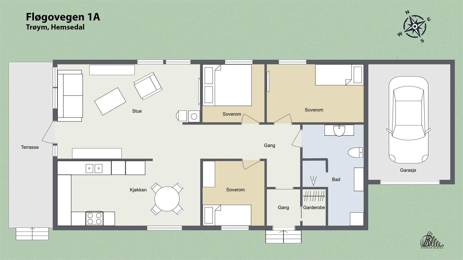 Plantegning Galleribilde