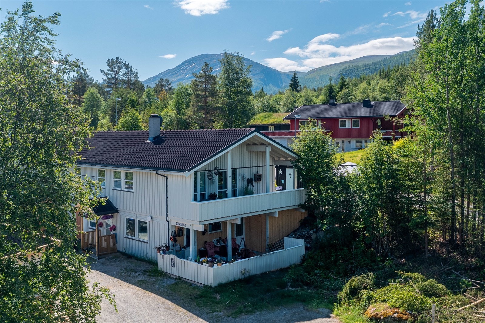 Fasade fra terrassesiden. Galleribilde