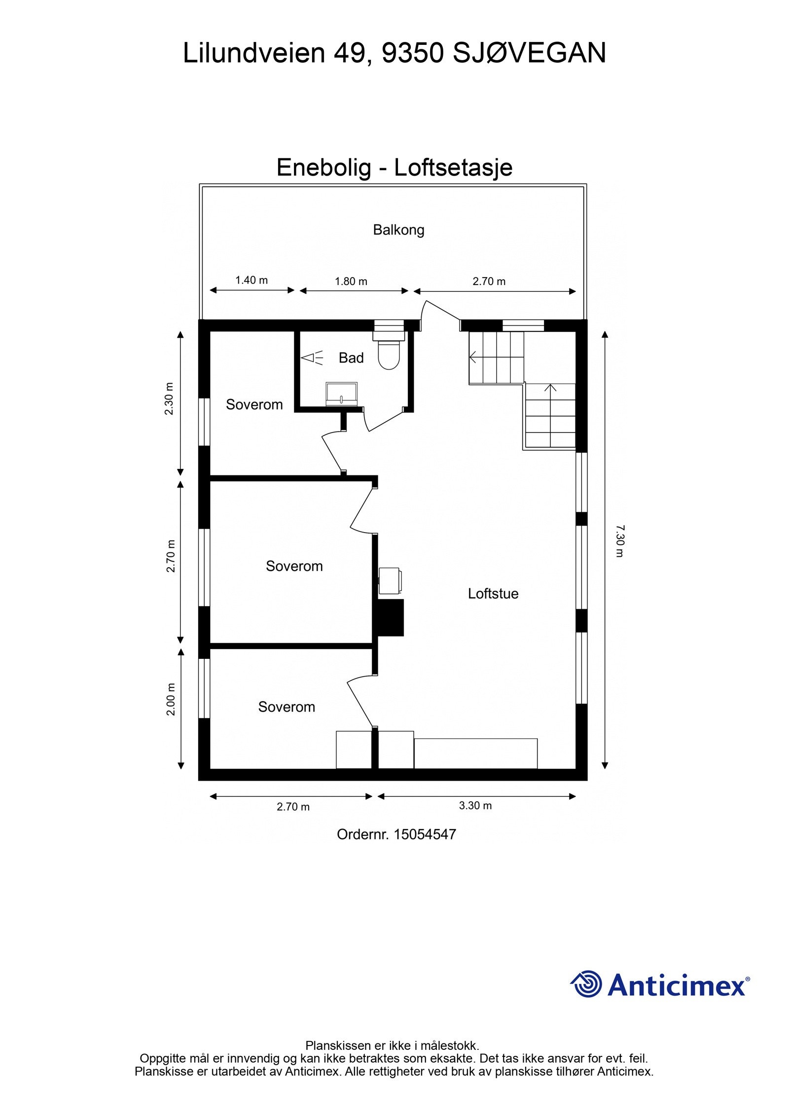 Plantegning 2. etasje Galleribilde