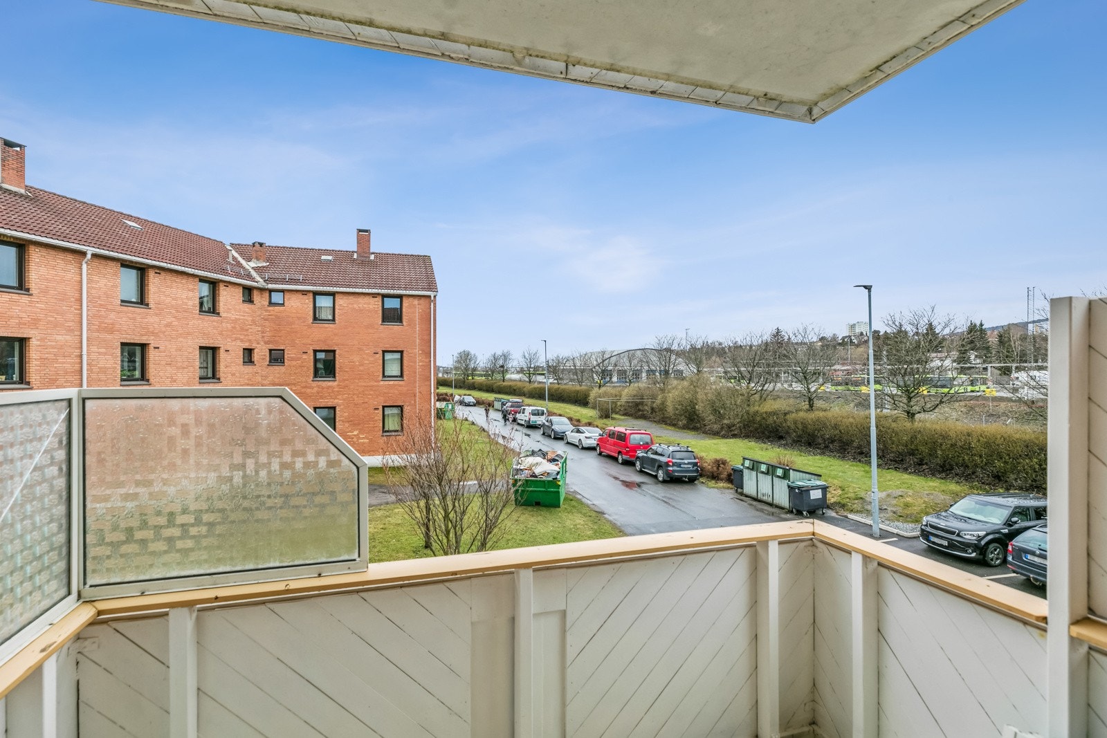 Utsikt fra balkongen. Galleribilde