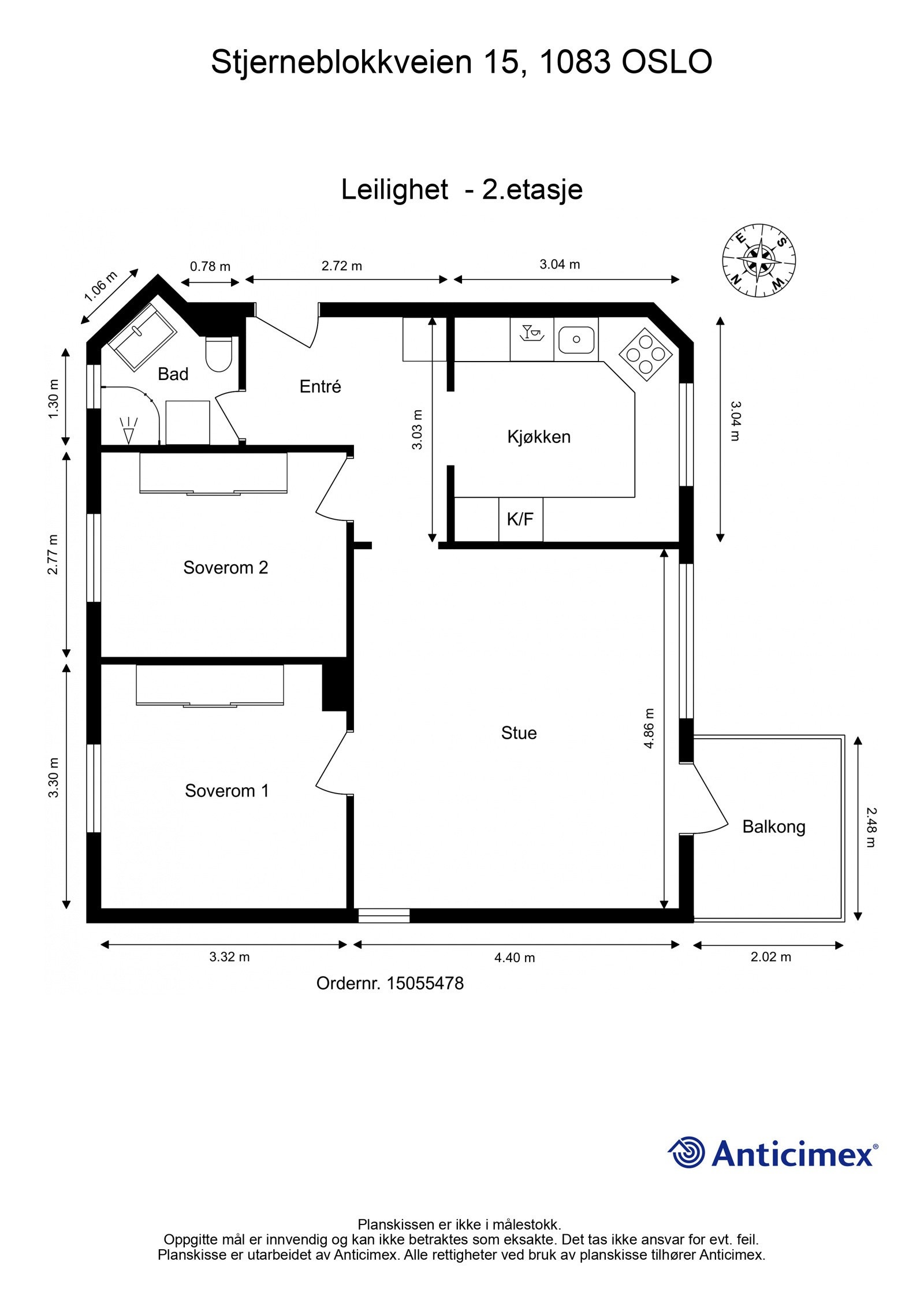 Plantegning Galleribilde