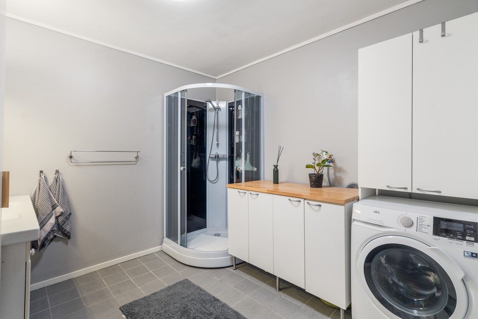 Stort bad med god plass. Galleribilde