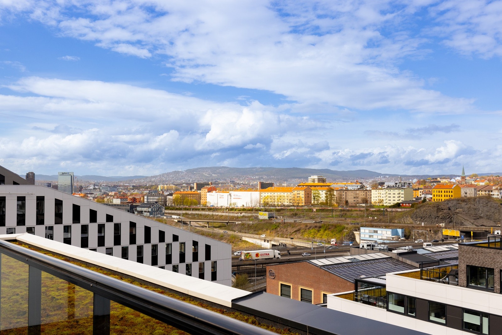 Her får du svært gode solforhold og flott utsikt. Galleribilde