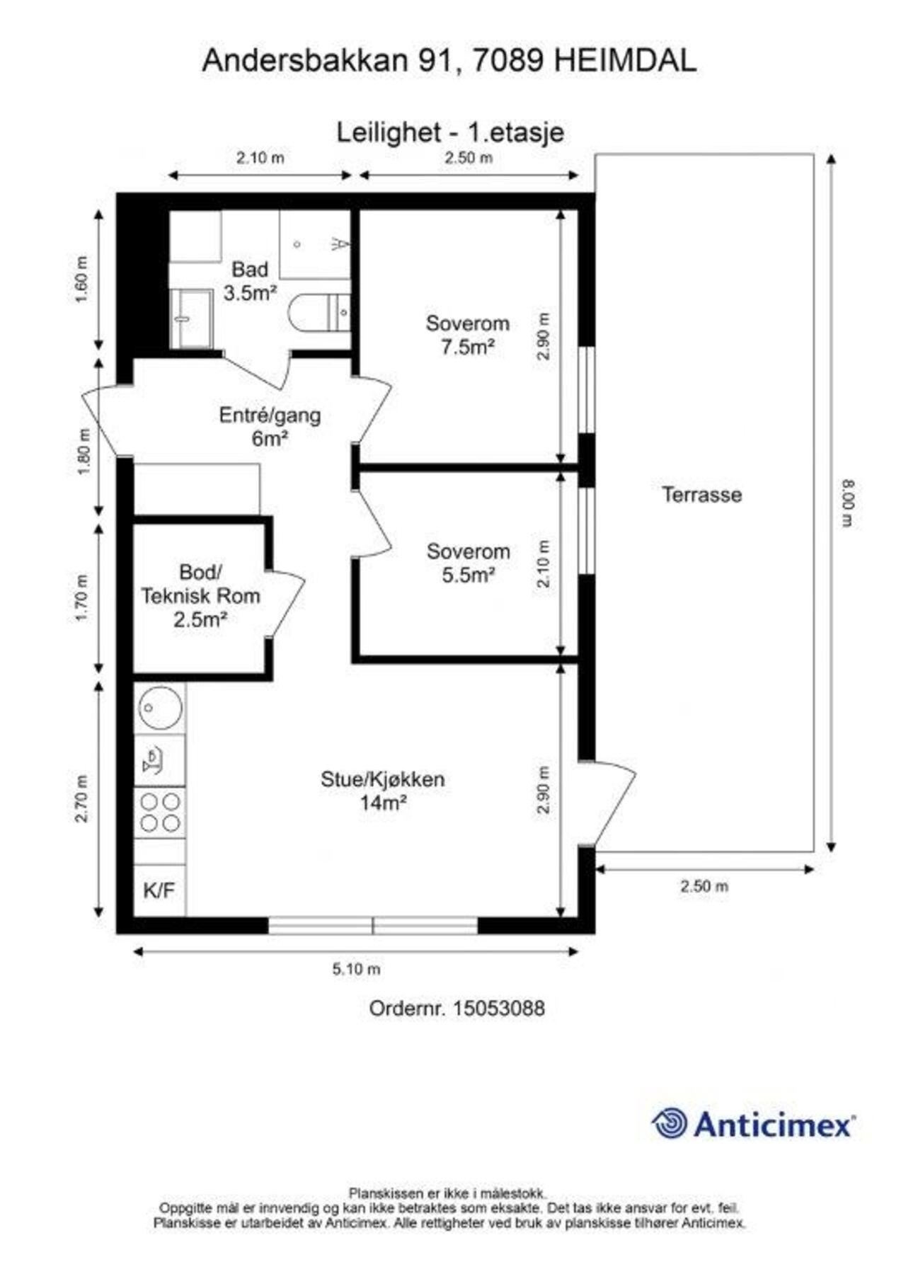 Planskisse Galleribilde