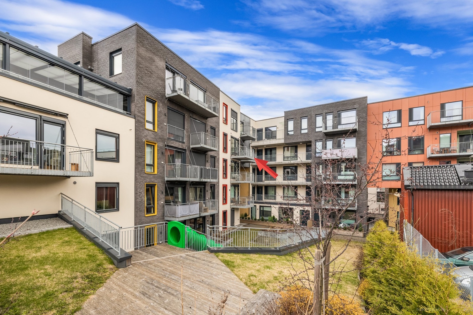 Svært god intern beliggenhet i borettslaget Galleribilde