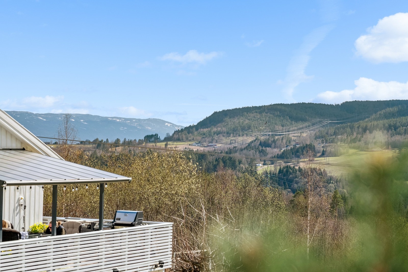 Utsikten fra terrassen! Galleribilde