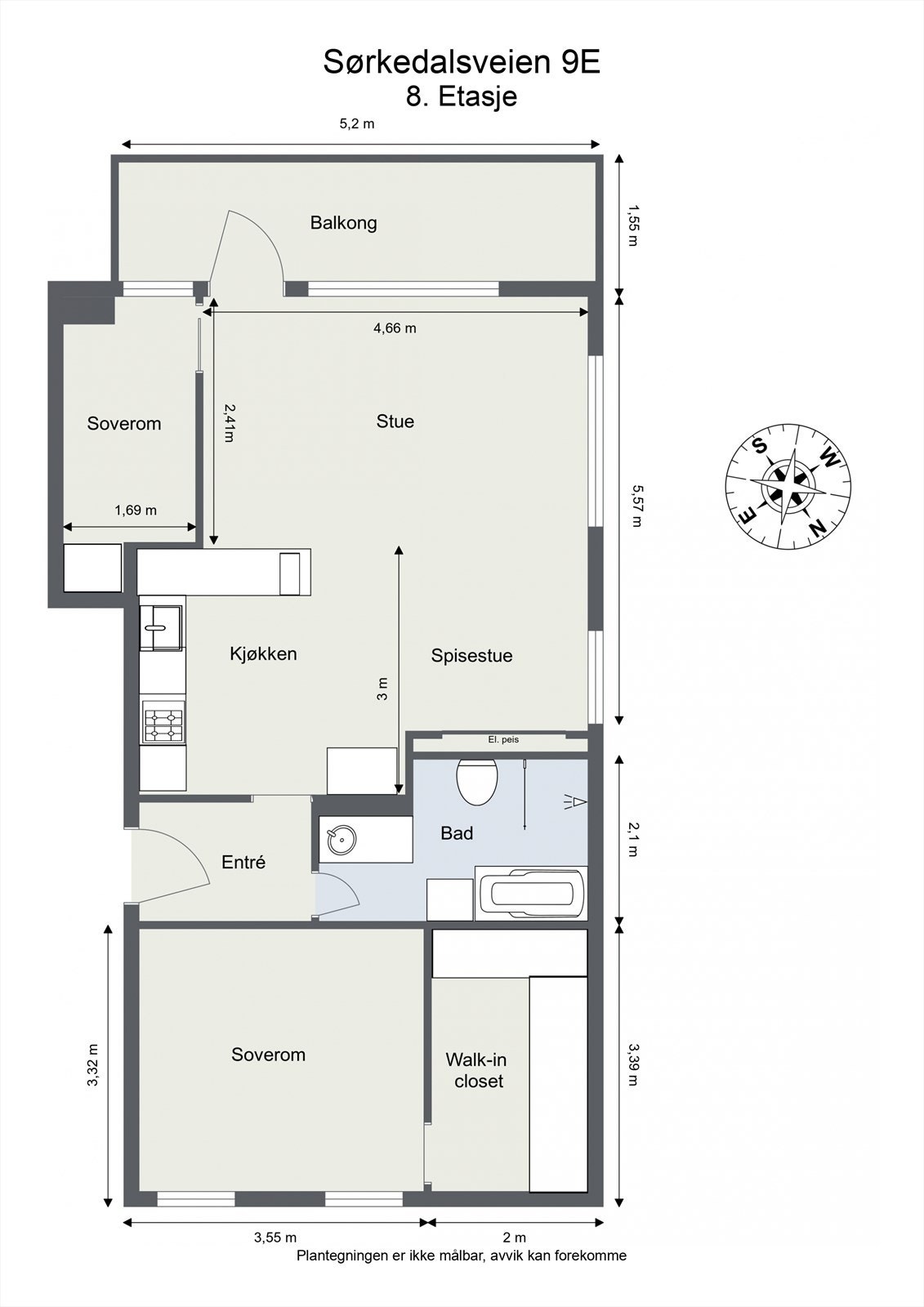 Plantegning Galleribilde