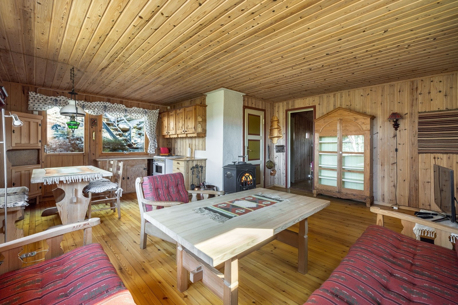 Stuen er av god størrelse. Galleribilde