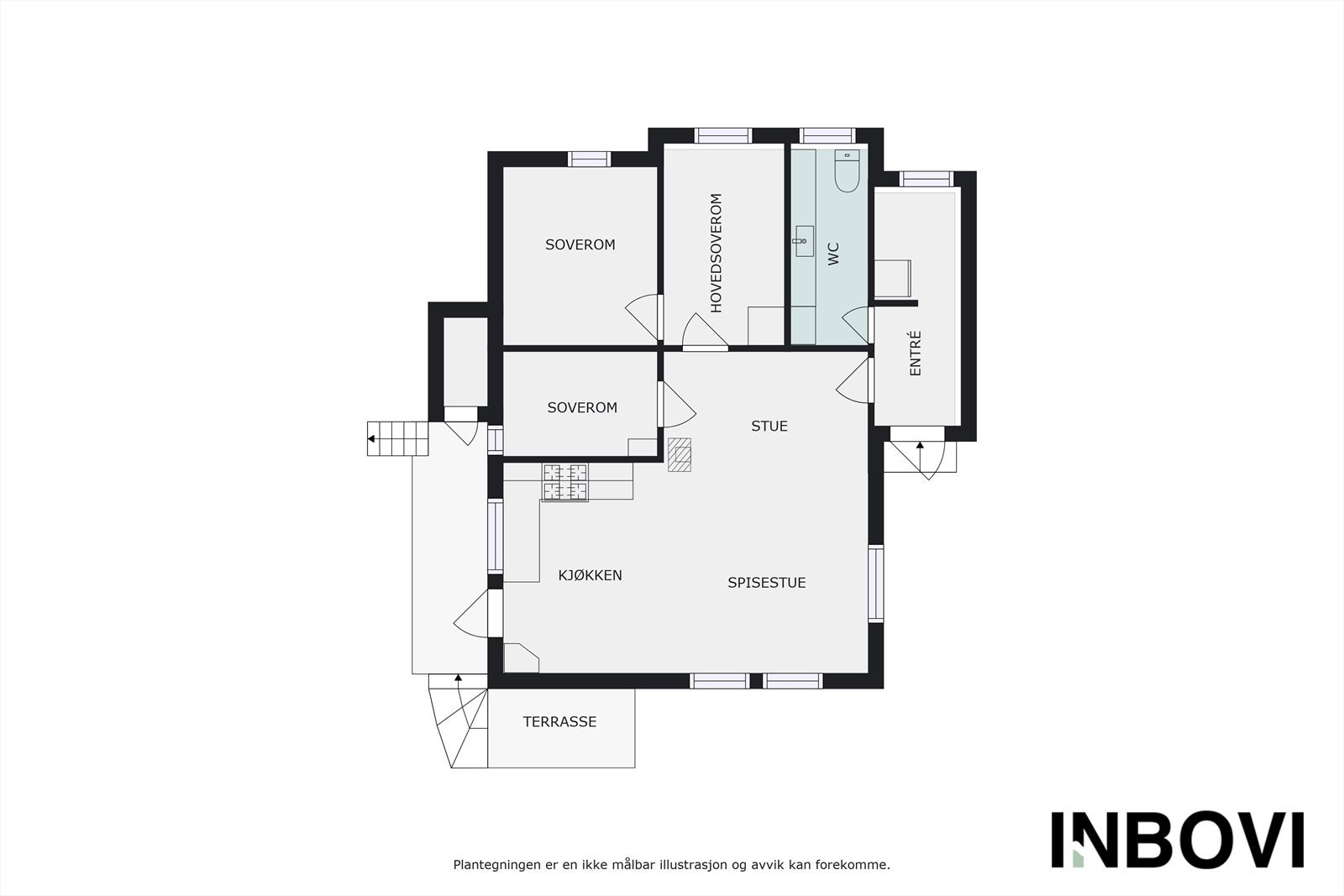 Plantegning Galleribilde