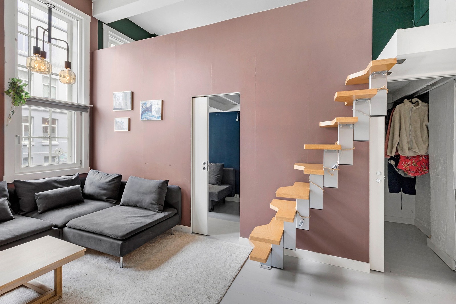 Her bor du meget sentralt, men samtidig skjermet Galleribilde